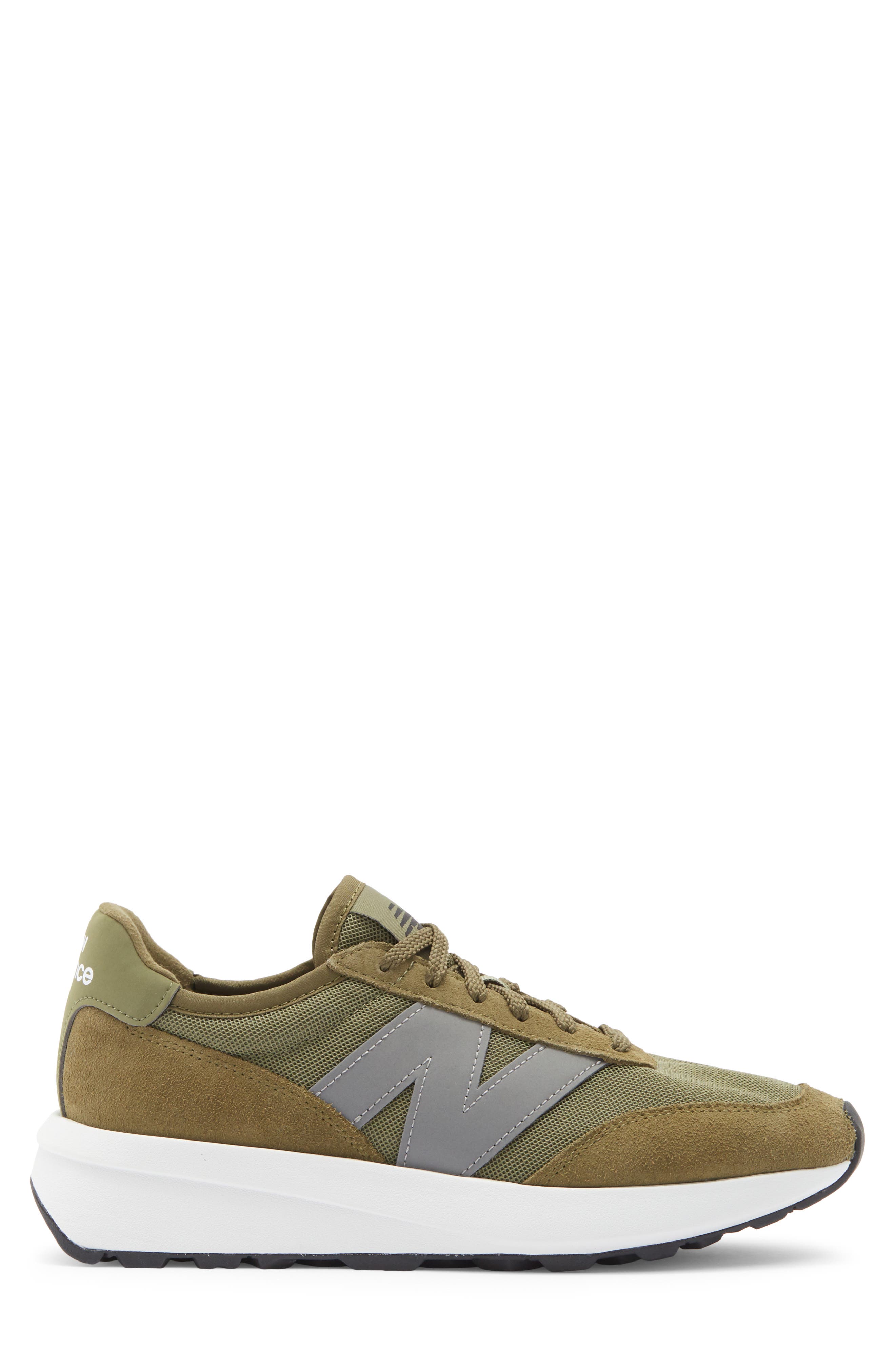 Gender Inclusive 370 Sneaker, Alternate, color, WAKAME/ DARK OLIVINE