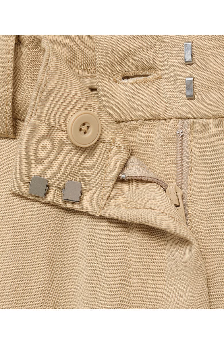 MANGO Straight Leg Suit Pants, Alternate, color, Beige