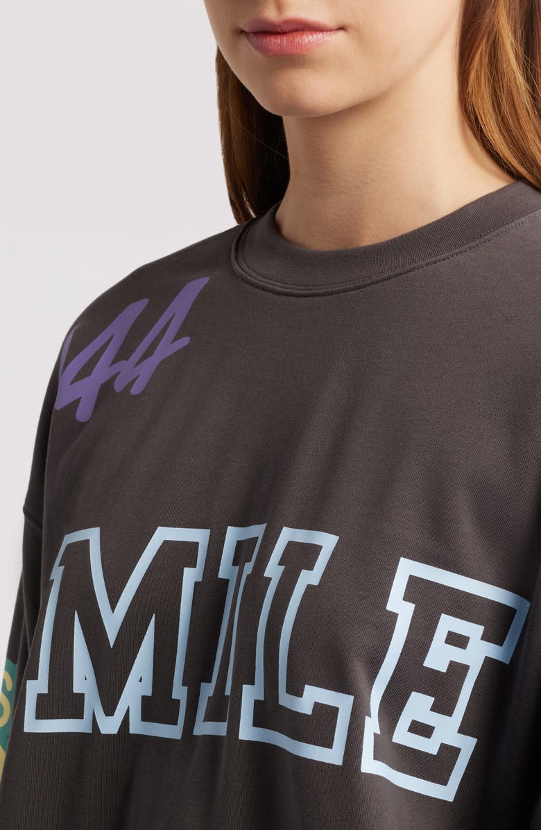 THE MAYFAIR GROUP Affirmations French Terry Graphic Sweatshirt, Alternate, color,