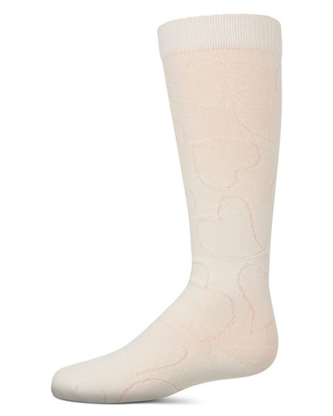 Stretch Multi Heart Design Knee Sock