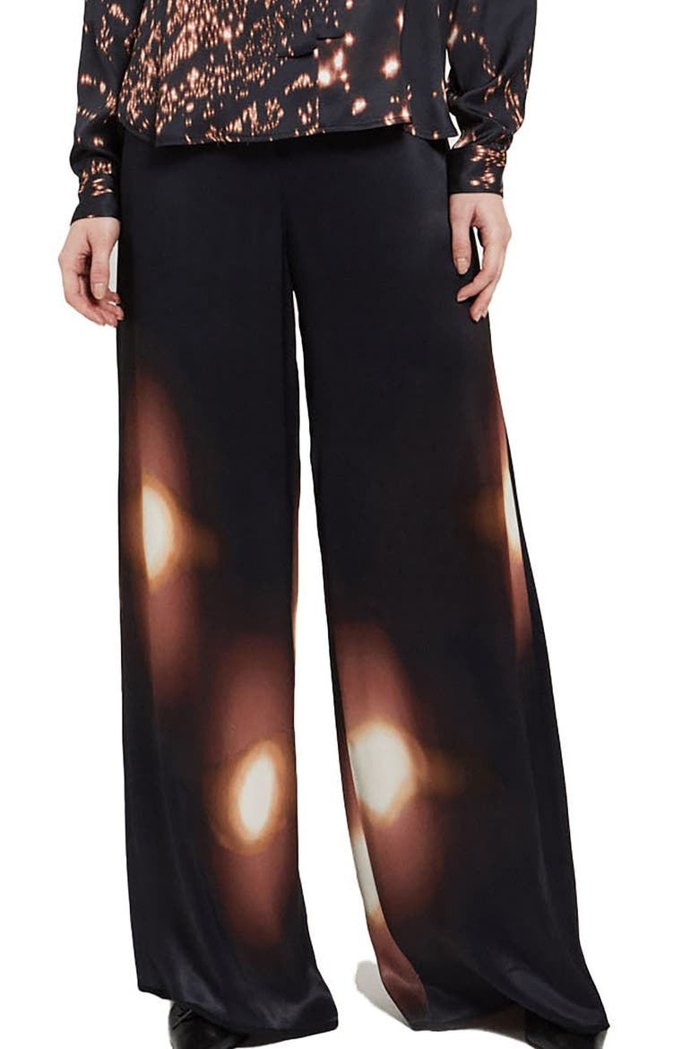 Wide-Leg Trousers, Main, color, Black