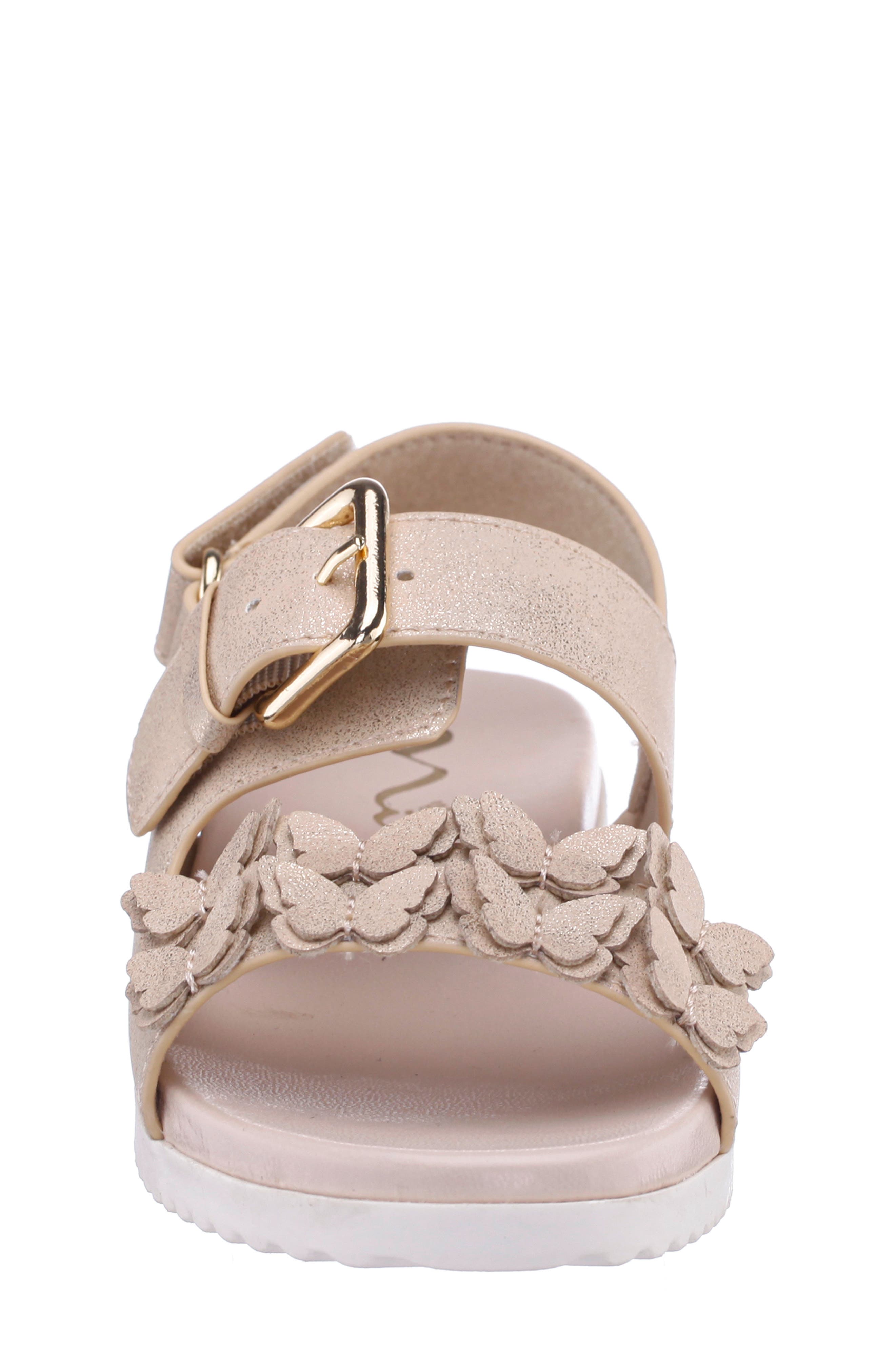 Nina Kids' Pollie Sandal, Alternate, color, Light Gold
