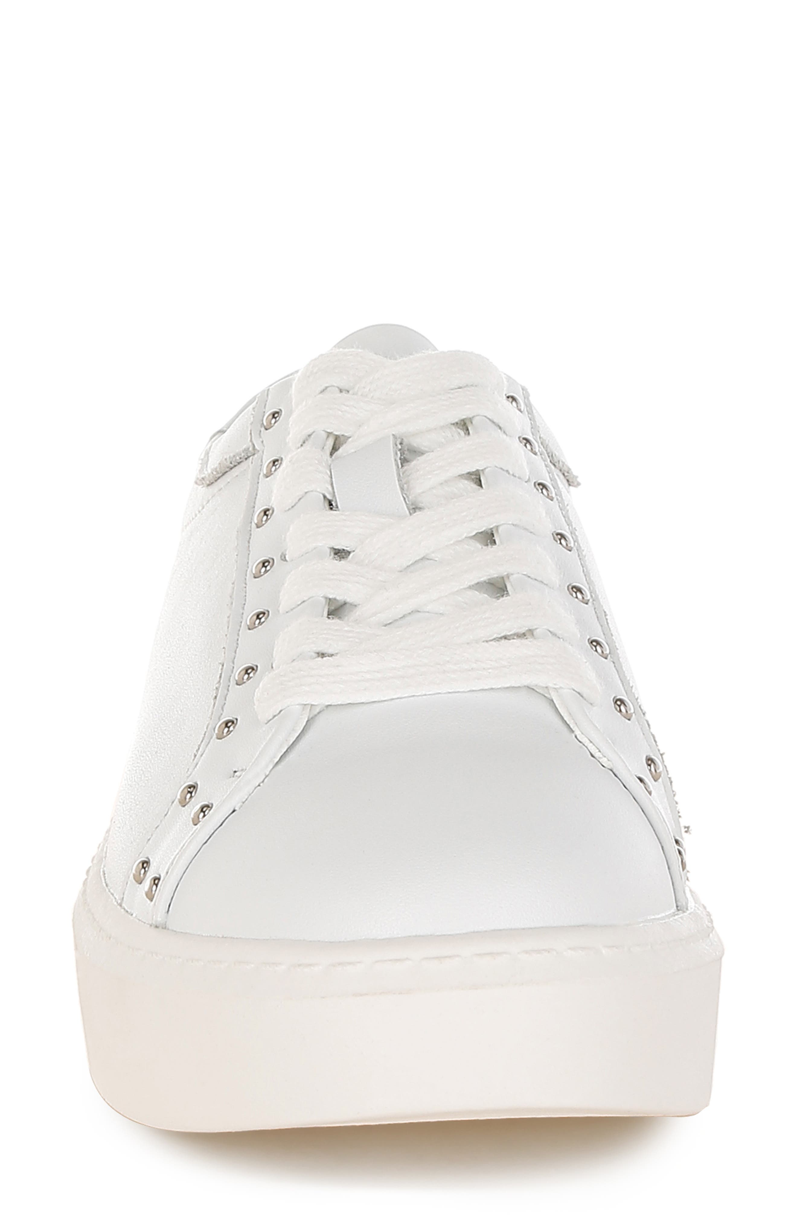 Strider Studded Platform Sneaker, Alternate, color, WHITE