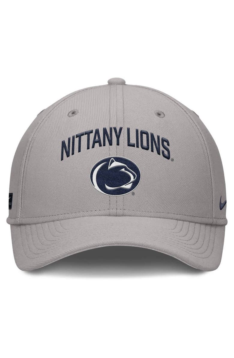 Nike Men's Nike Gray Penn State Nittany Lions 2025 On-Field Rise Performance Flex Hat, Alternate, color, Gray