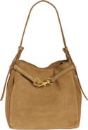 MANGO Chus Leather Bucket Bag
