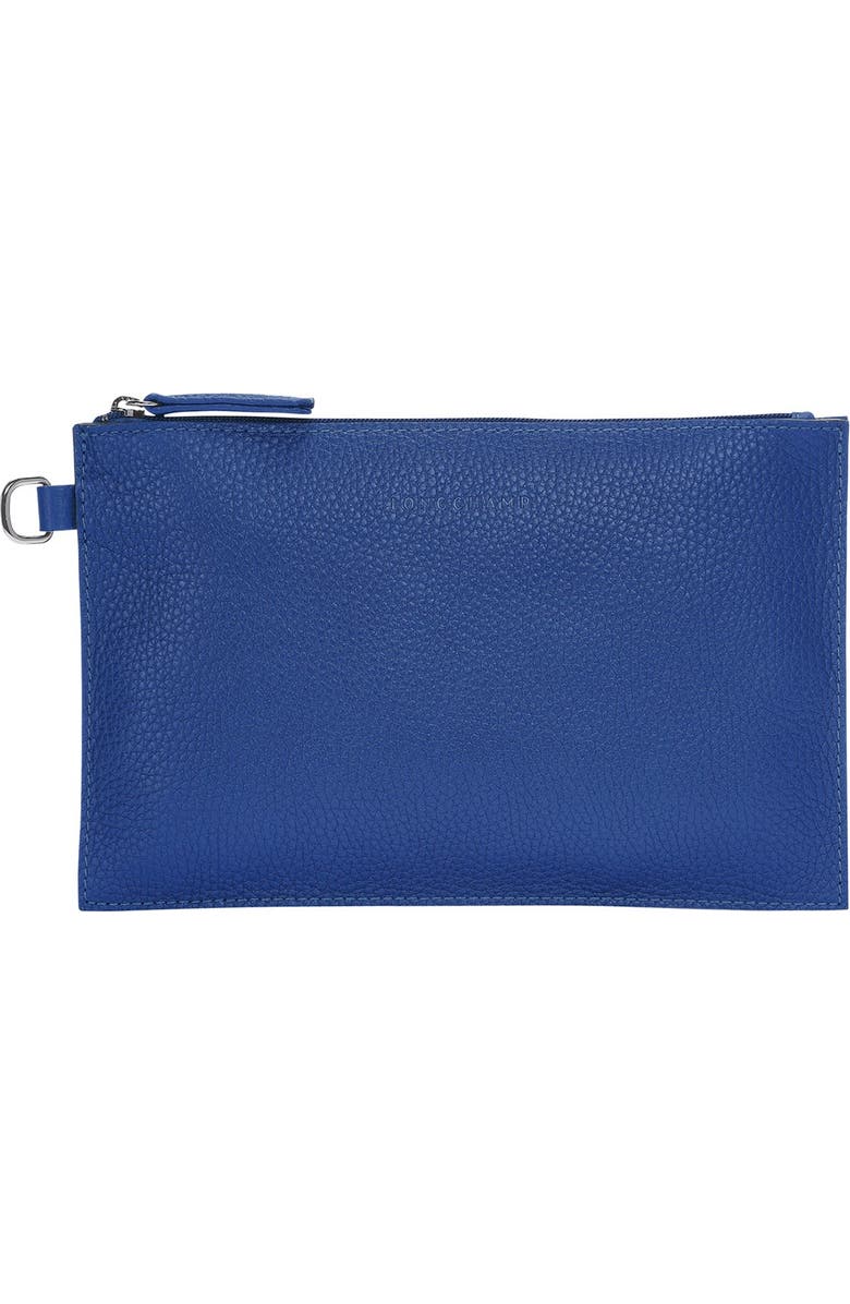 Longchamp Roseau Essential Pouch, Main, color, Cobalt