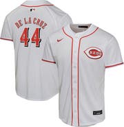 Nike Youth Nike Elly De La Cruz White Cincinnati Reds Home Game Player Jersey