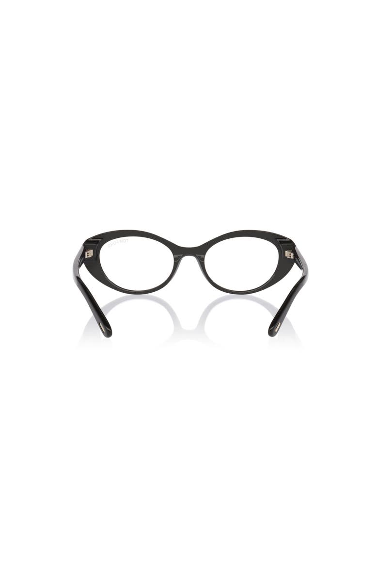 50mm Oval optical glasses, Alternate, color, Black