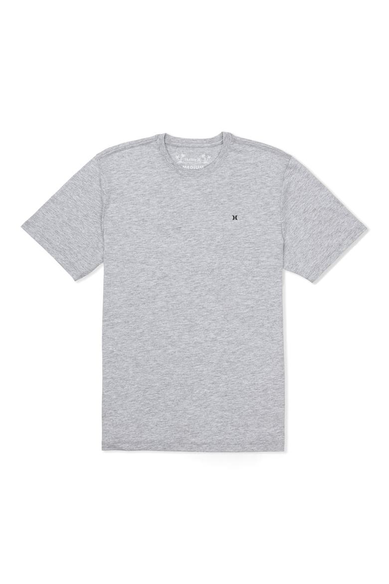 Icon Logo T-Shirt, Alternate, color, DARK GREY HTR