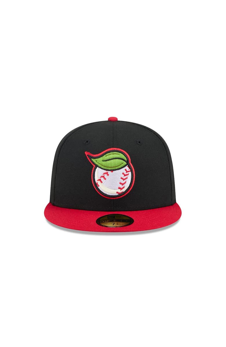 New Era Men's New Era Black Fresno Grizzlies Theme Nights 59FIFTY Fitted Hat, Alternate, color, Black