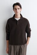 COS Brushed-Wool Polo Shirt