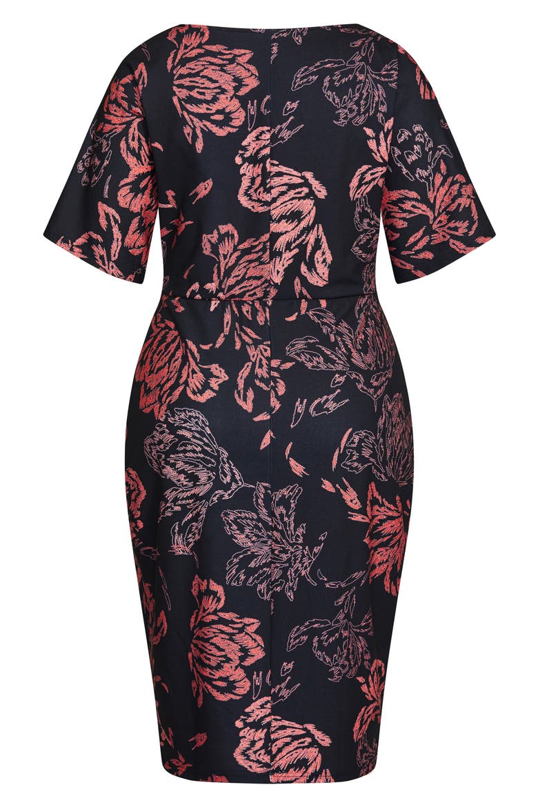 Etched Bloom Dress, Alternate, color, ETCHED BLOOM