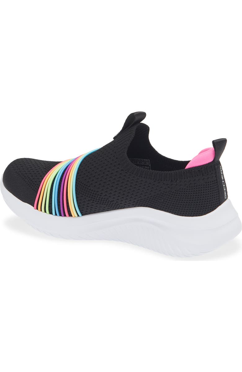 SKECHERS Kids' Ultra Flex 3.0 Slip-On Sneaker, Alternate, color, Black Multi