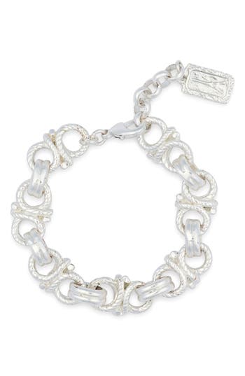 Karine Sultan Roud Link Bracelet In Metallic