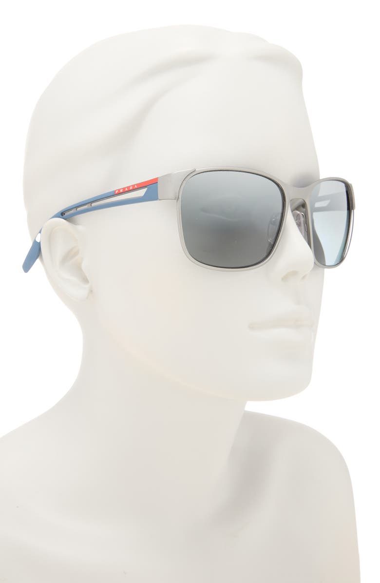 Prada 59mm Pillow Sunglasses, Alternate, color, 