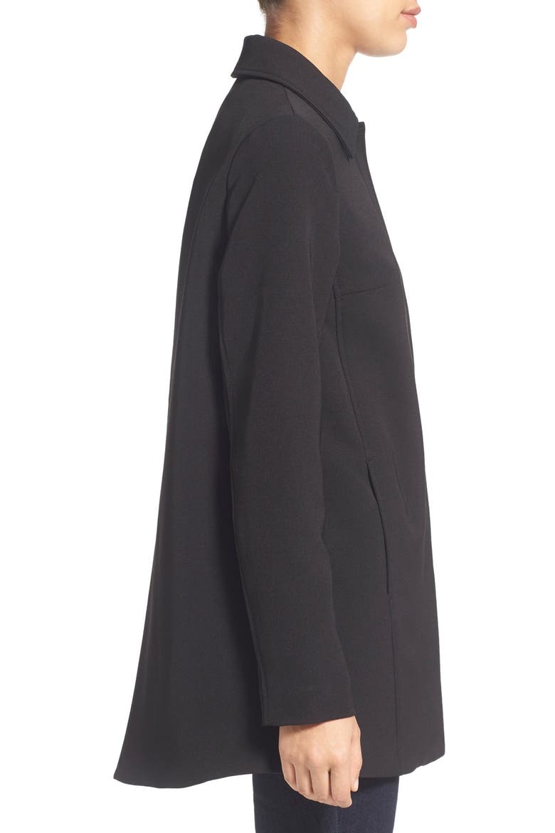 T Tahari Crepe Topper, Alternate, color, BLACK