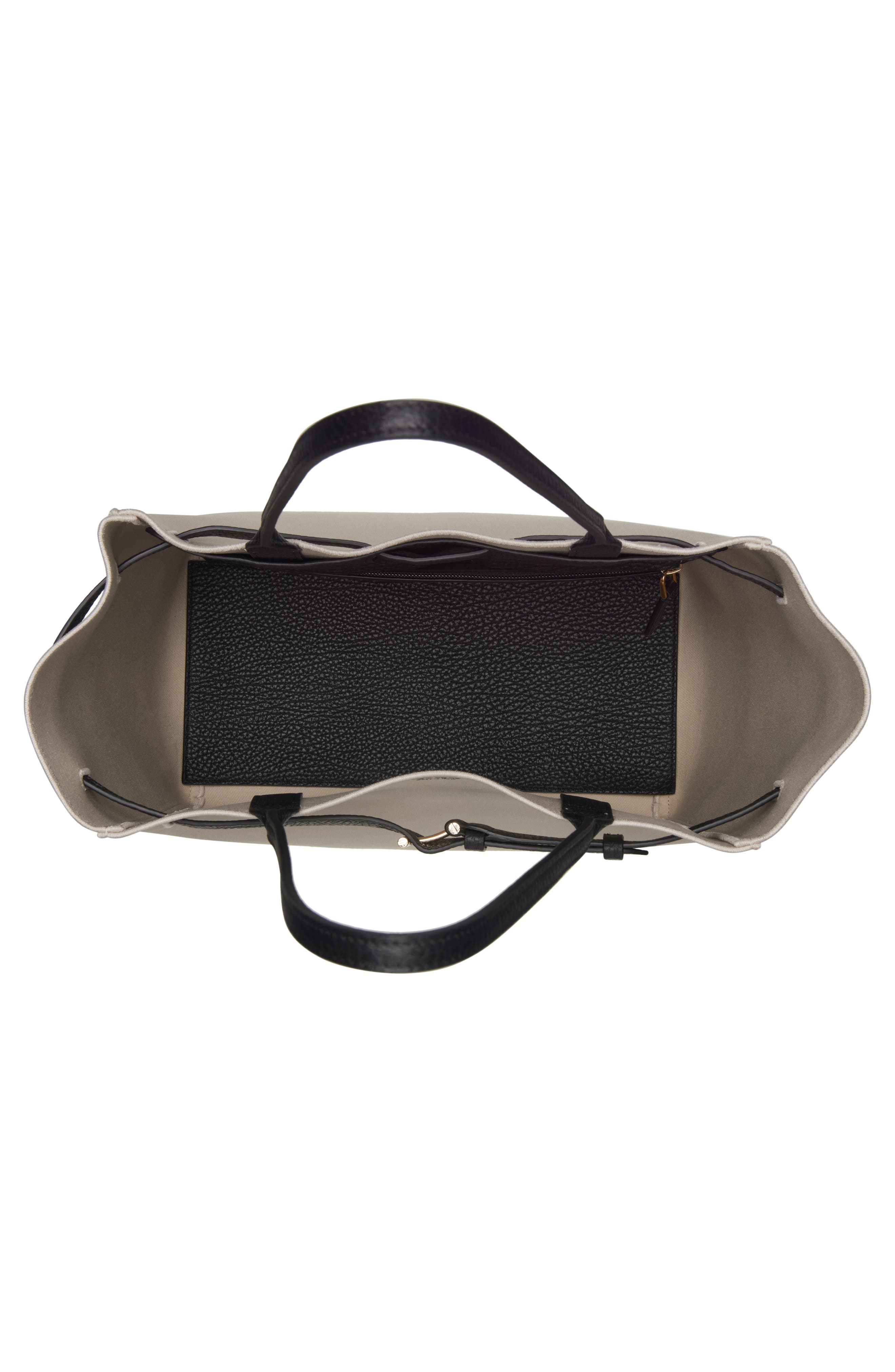 TOM FORD Medium Audrey Canvas Tote, Alternate, color, Ecru/ Black