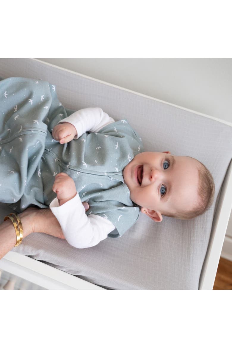 100% Cotton 0.5 TOG Sleepsack Wearable Blanket, Swaddle Transition Sleeping Bag, Alternate, color, Birds