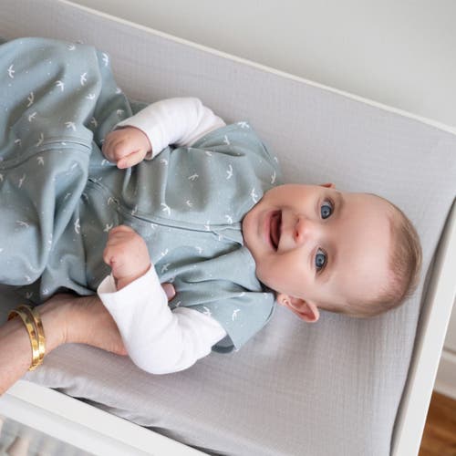 Halo 100% Cotton 0.5 Tog Sleepsack Wearable Blanket In Blue