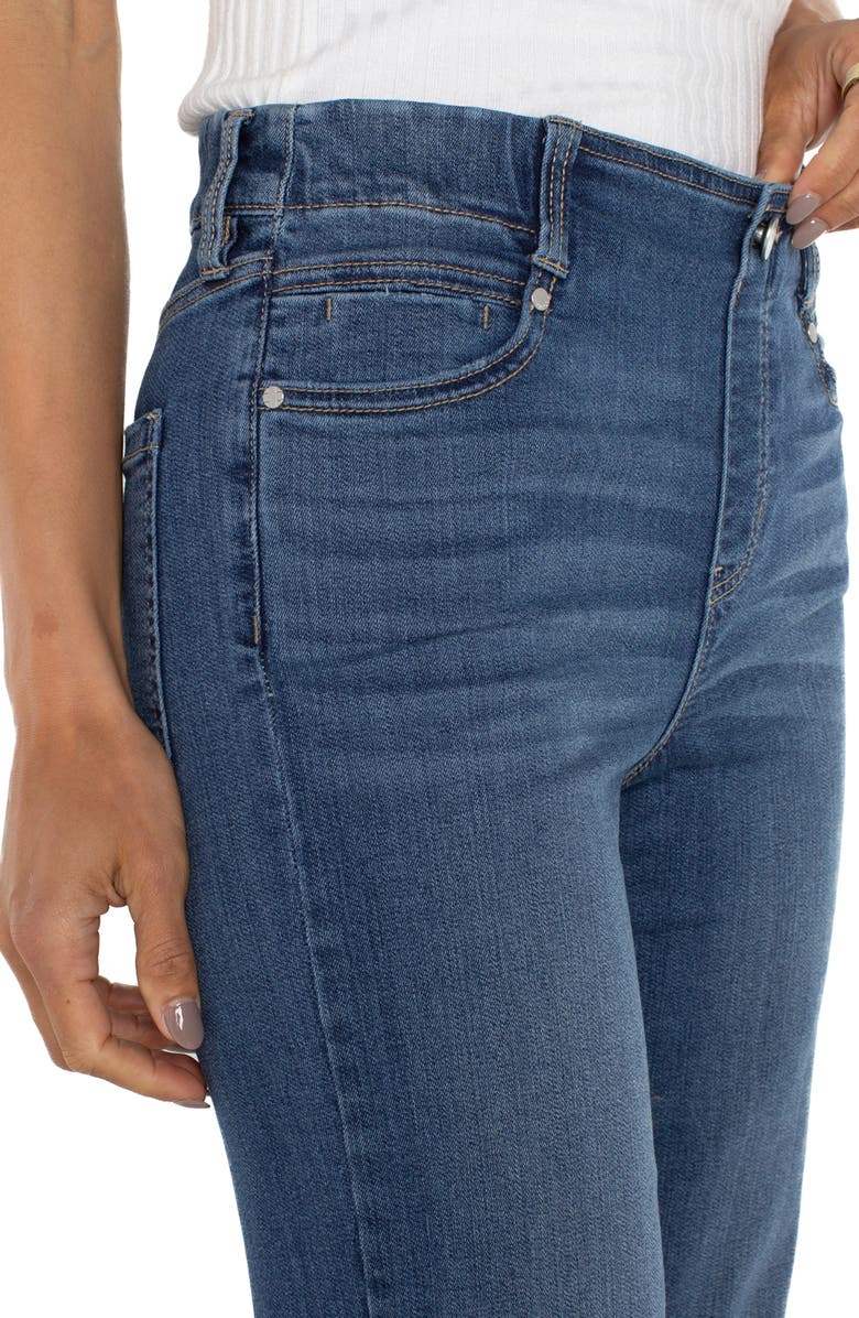 Liverpool Los Angeles Gia Glider Slim Fit Pull-On Crop Jeans, Alternate, color, Sage Creek