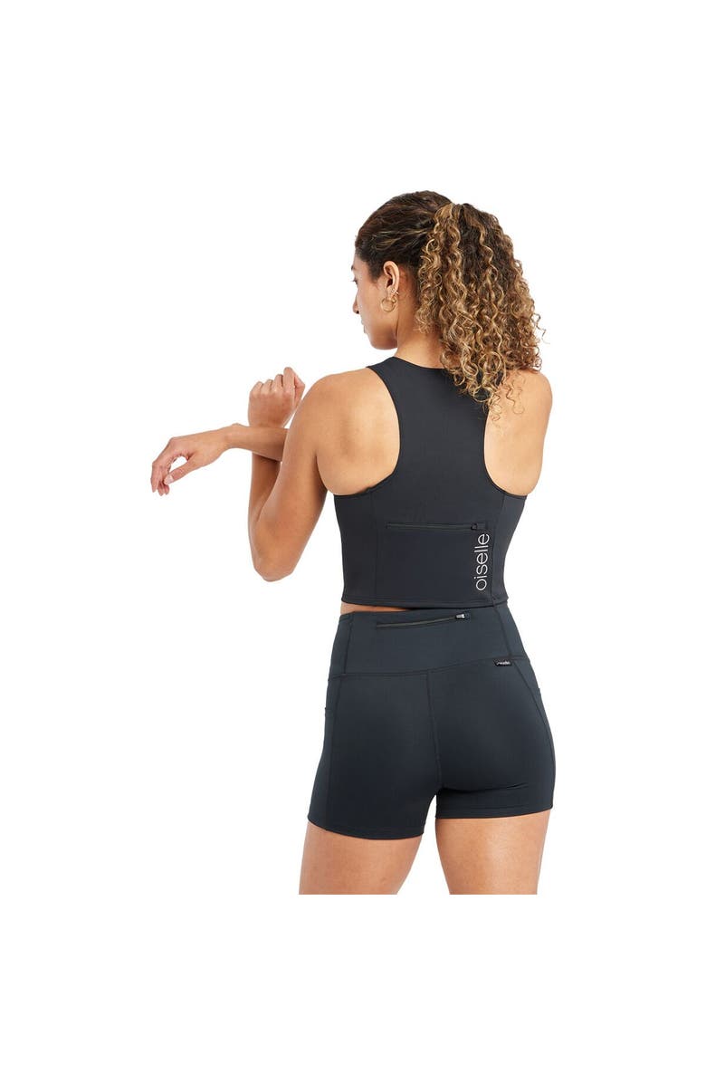 Oiselle Perfect Crop Tank Top - Women's, Alternate, color, Black