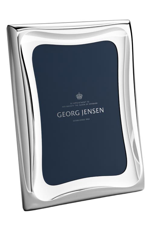 Georg Jensen Cobra Stainless Steel Picture Frame In Silver