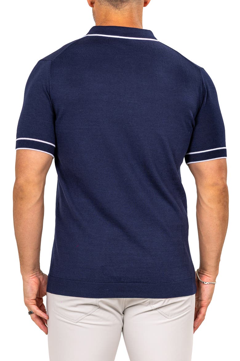 Marthy Blue Polo, Alternate, color, BLUE