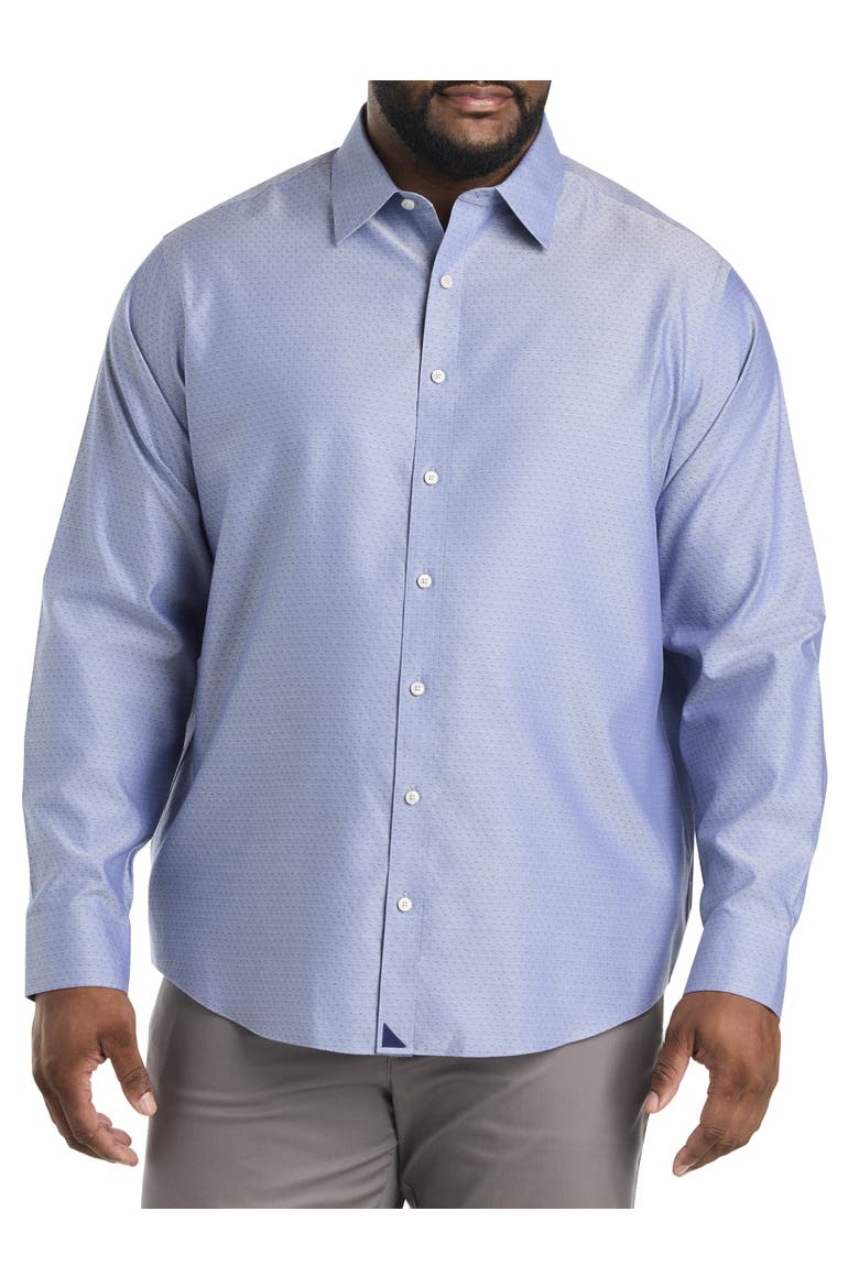 Big & Tall Oliver Sport Shirt, Alternate, color, BLUE