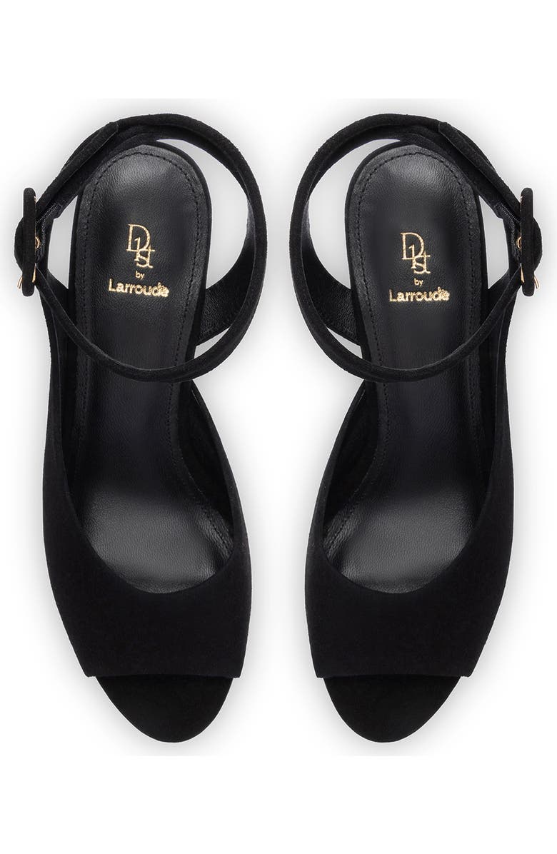 Larroudé Deena By Larroudé Wedge Sandal, Alternate, color,