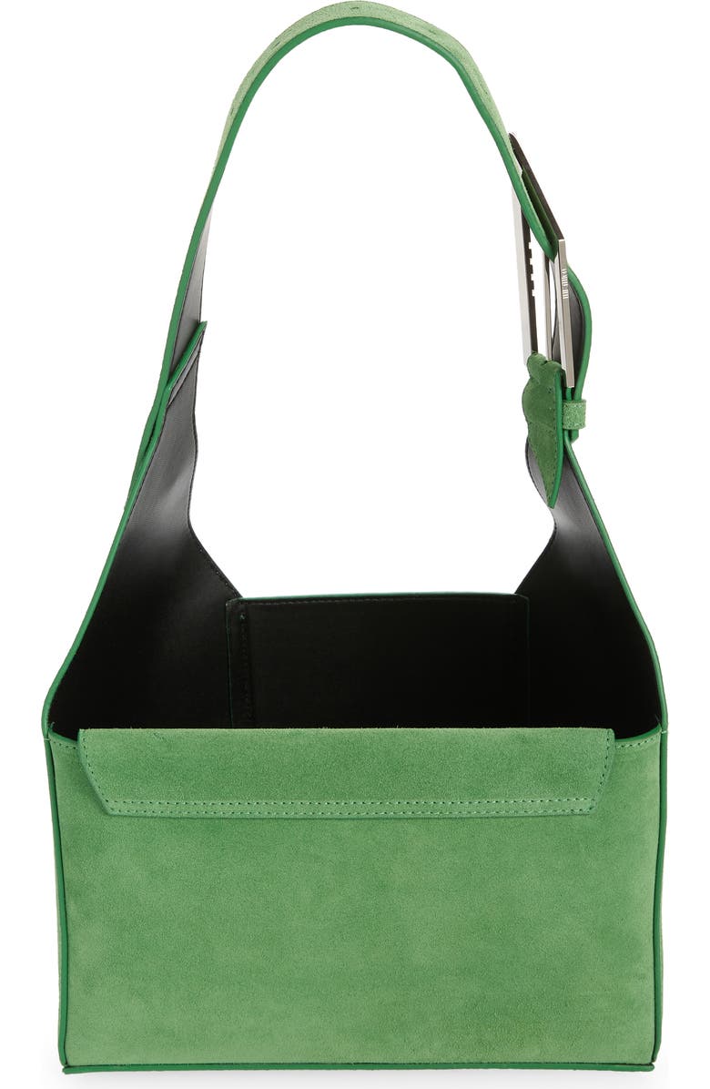 The Attico 6 PM Suede Bucket Bag, Alternate, color,