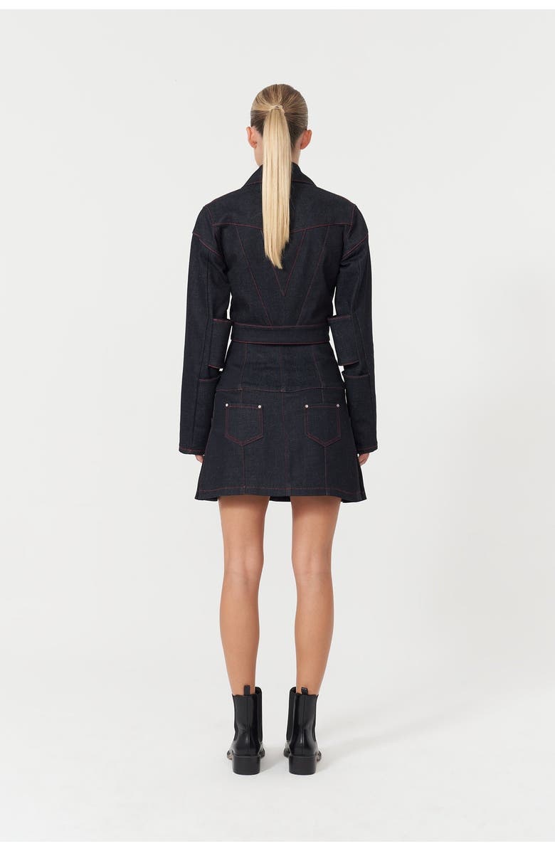 Jendue Davidson Cross Jacket, Alternate, color, Deep Blue