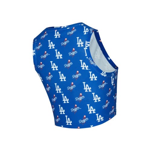 CONCEPTS SPORT CONCEPTS SPORT  ROYAL LOS ANGELES DODGERS KNIT TANK TOP & SKORT SET 