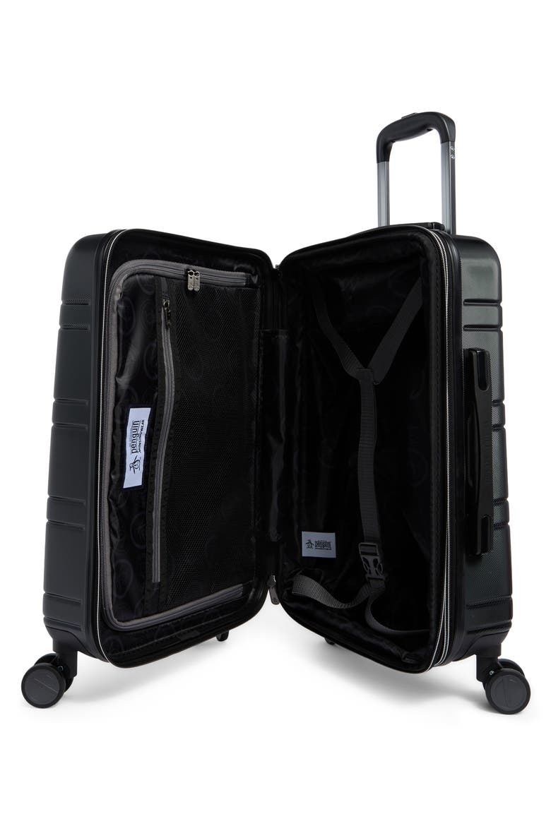 Prince 21-Inch Hardside Carry On Suitcase, Alternate, color, BLACK