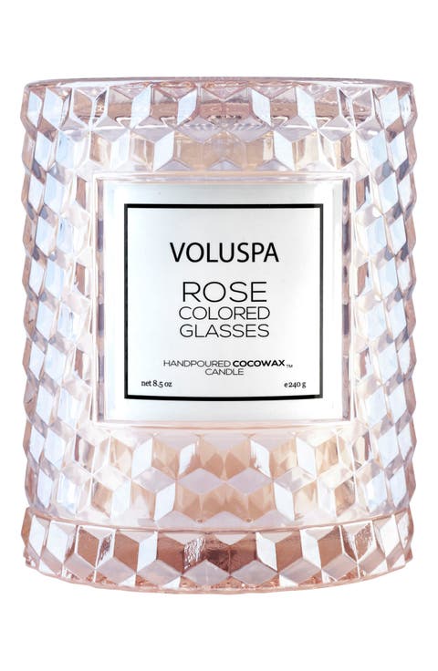 Roses Icon Cloche Cover Candle