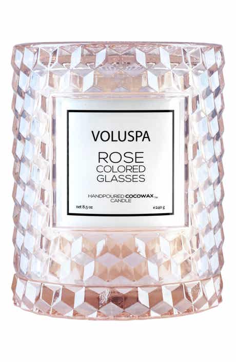 Voluspa Roses Icon Cloche Cover Candle