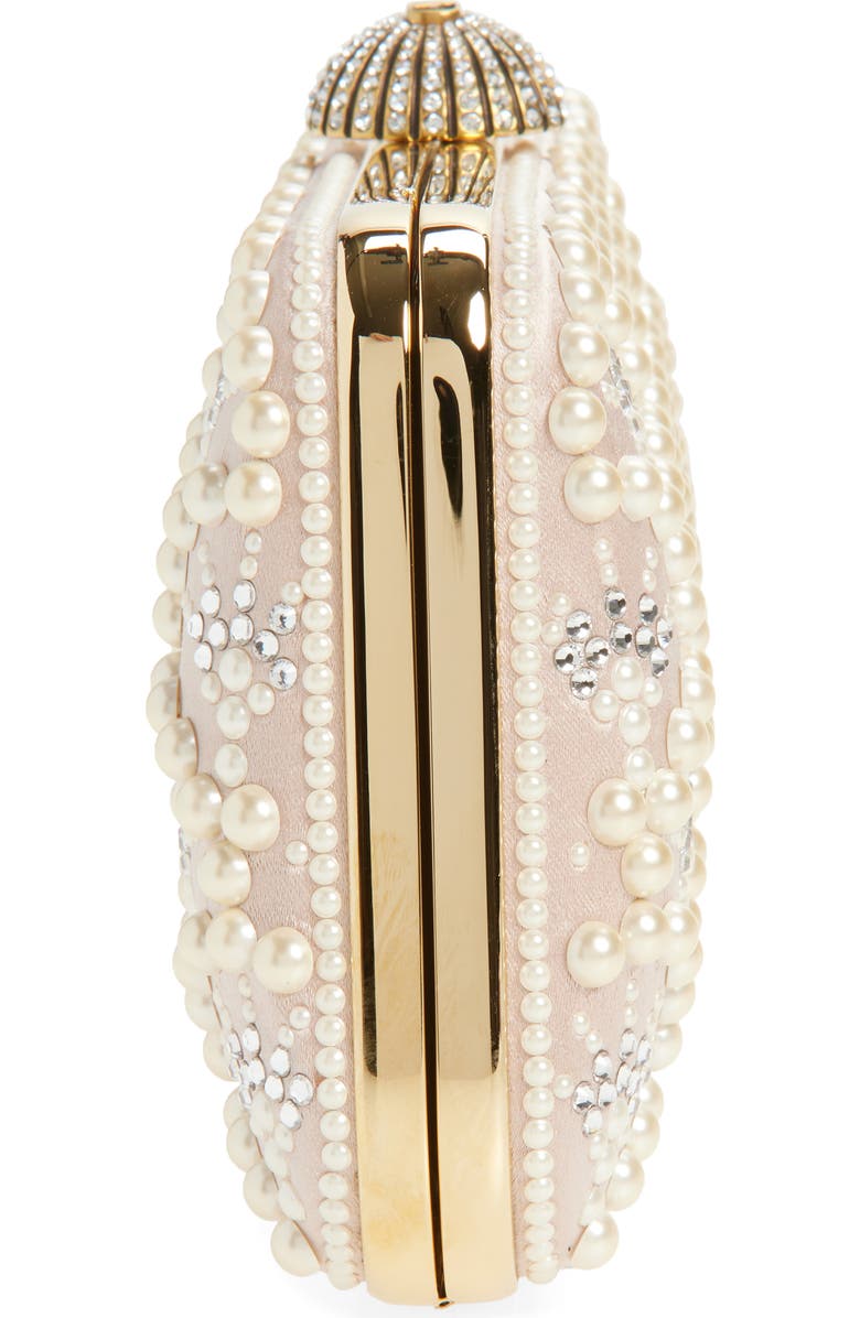 Valentino Garavani Carry Secrets Minaudière Clutch, Alternate, color, Ivory Multi