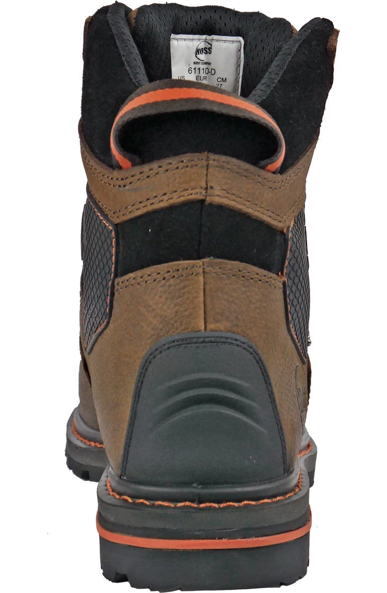 Hoss Boot Company HOSS Range 6 Inch Composite Toe Work Boot, Alternate, color, Brown