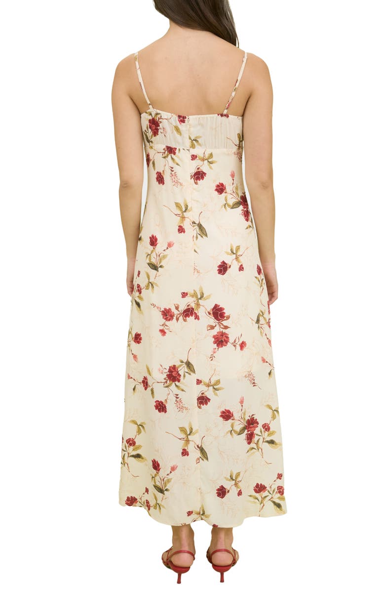 Blu Pepper Floral Maxi Sundress, Alternate, color, Red Multi