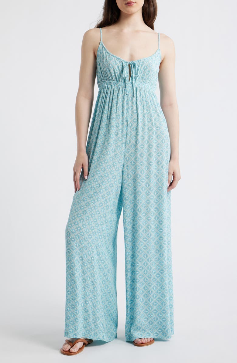 Rip Curl Half Moon Bay Maxi Sundress, Main, color, Sea Blue