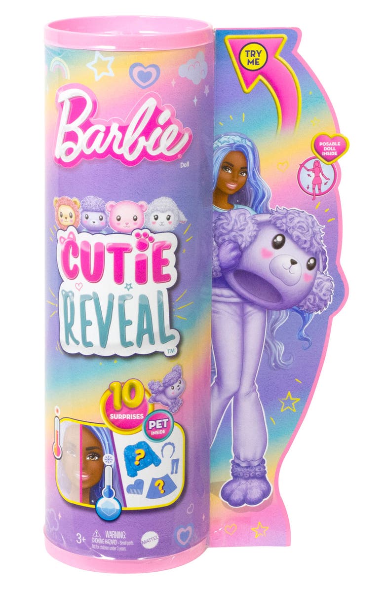 Mattel Barbie<sup>®</sup> Cutie Reveal<sup>™</sup> Doll with 10 Surprises, Alternate, color, 