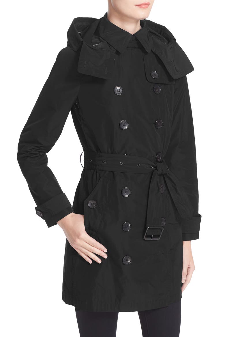 Balmoral Packable Trench, Alternate, color, BLACK
