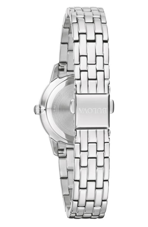 Bulova Crystal Bracelet Watch & Bracelet Gift Set, 27mm In Metallic