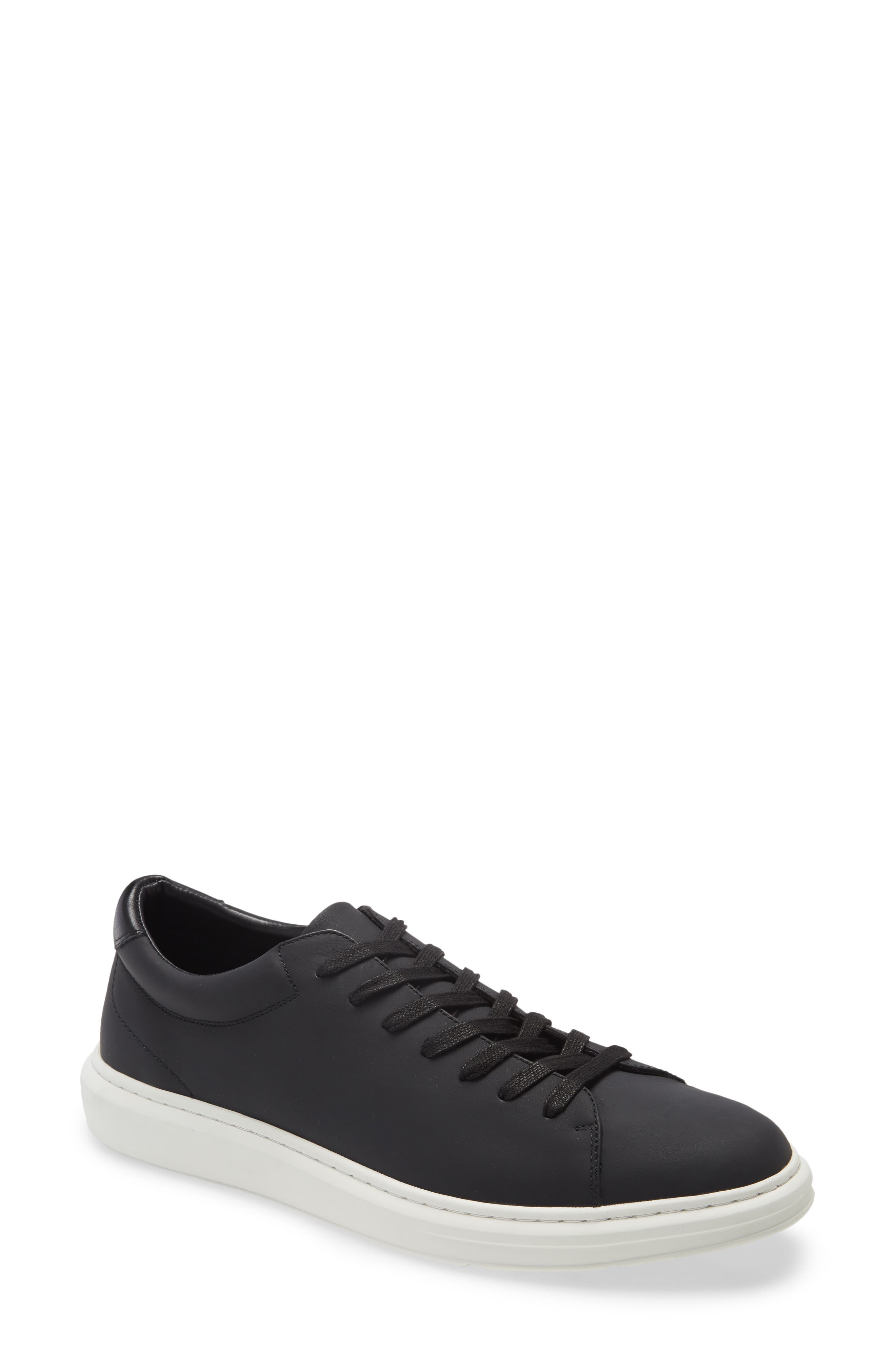Venice Low-Top Sneaker, Main, color, BLACK/ WHITE