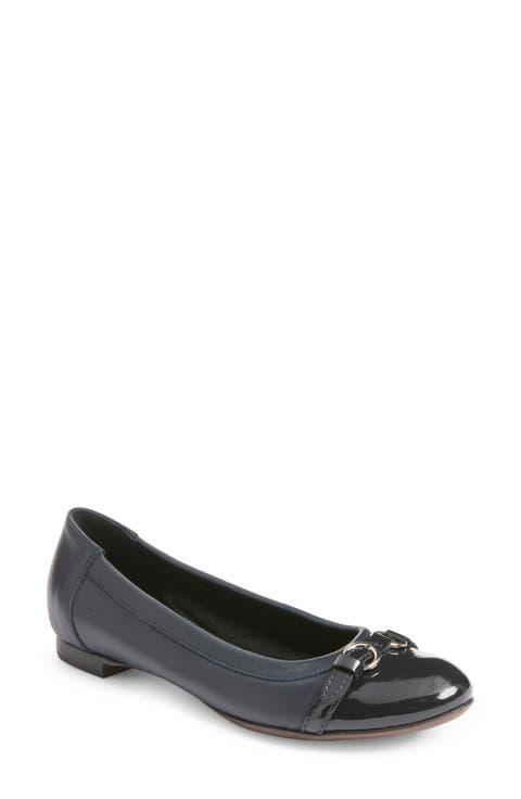 Monika Cap Toe Ballet Flat