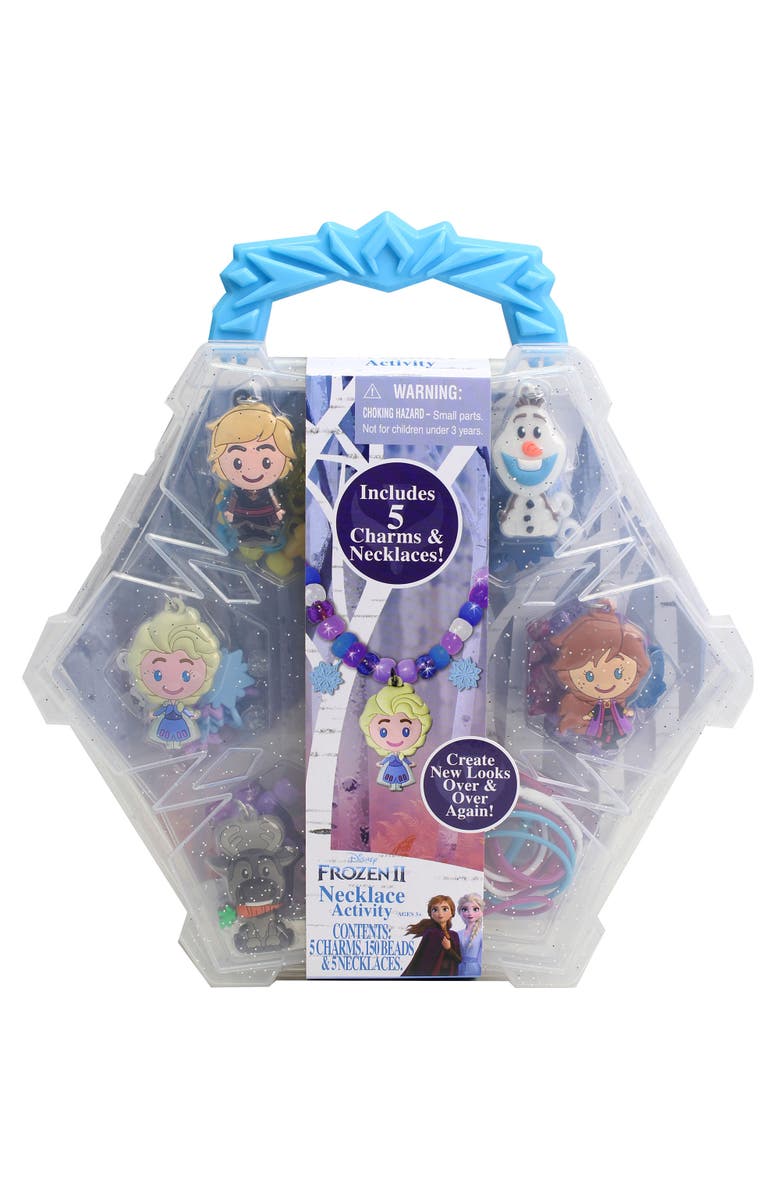 Disney Frozen II DIY Necklace Activity Set with Charms & Beads, Kids Ages 3+, Main, color,