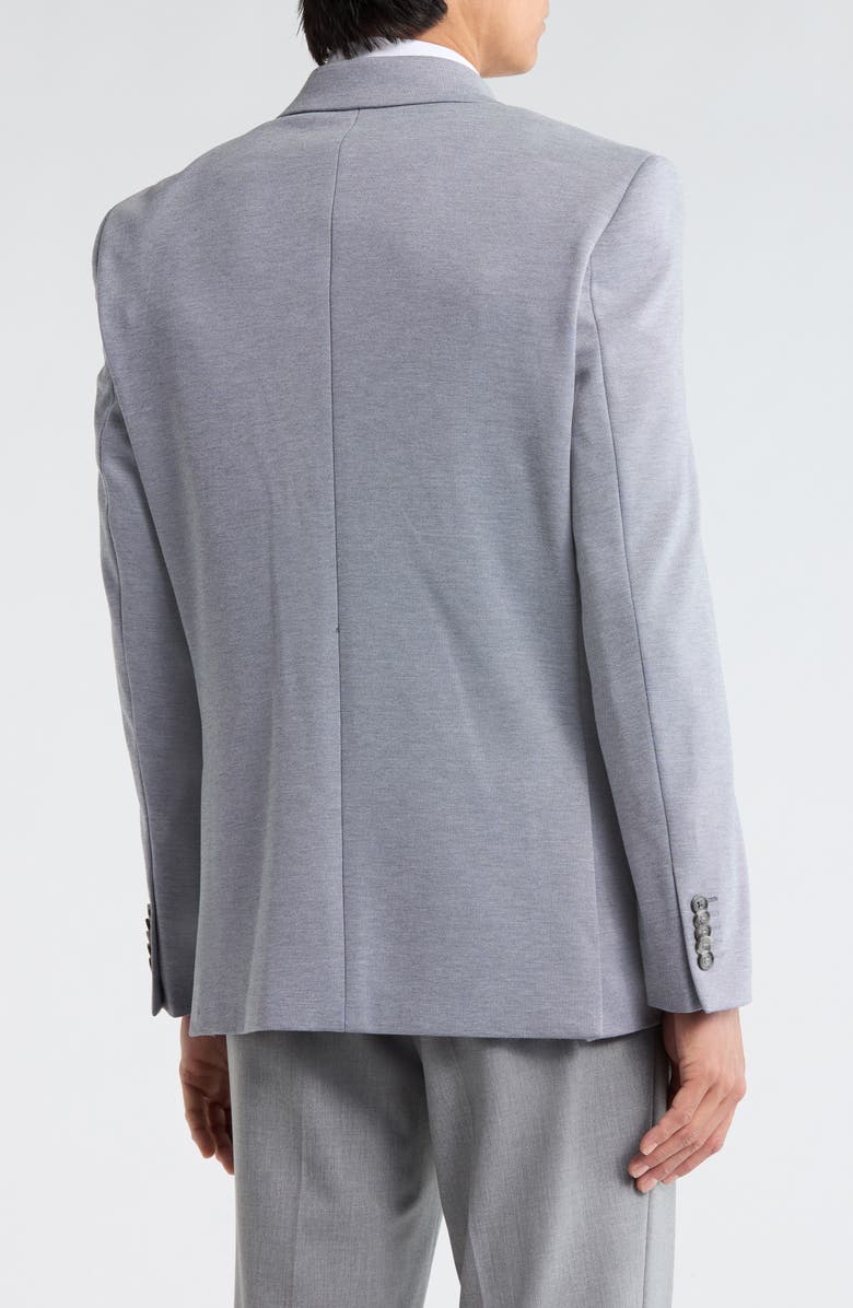 SOUL OF LONDON Knit Blazer, Alternate, color, Light Grey