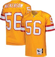 Mitchell & Ness Men's Mitchell & Ness Hardy Nickerson Orange Tampa Bay Buccaneers 1993 Authentic Throwback Retired Player Jersey