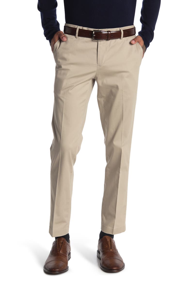 Soho Mid Rise Tapered Leg Pants, Main, color, BEIGE/ KHAKI