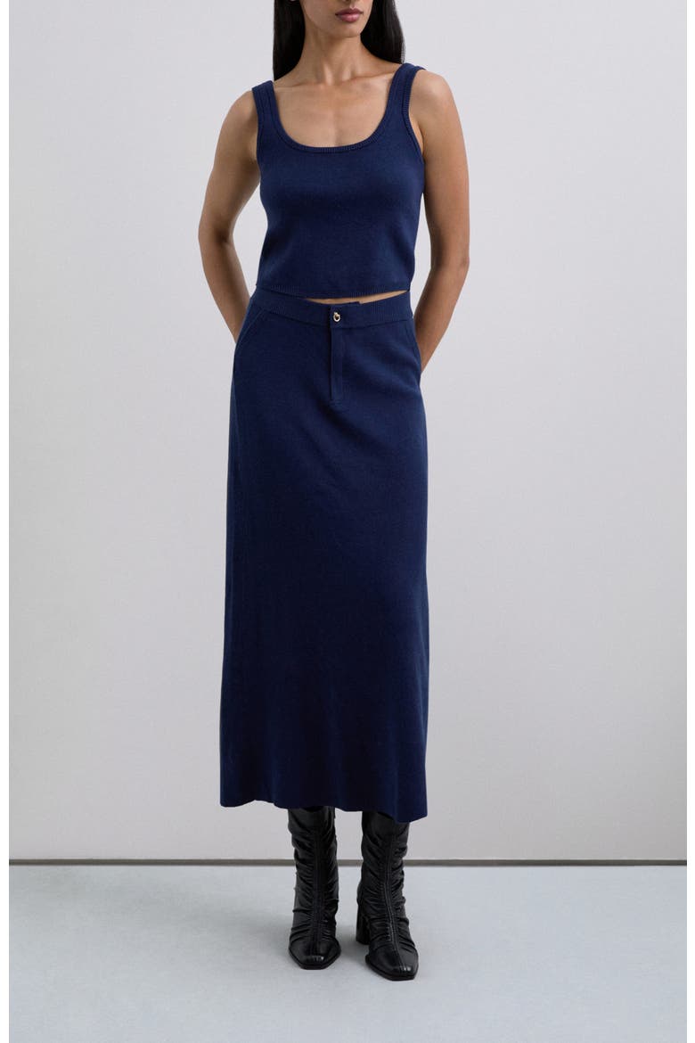 Casualknit Top, Alternate, color, Navy