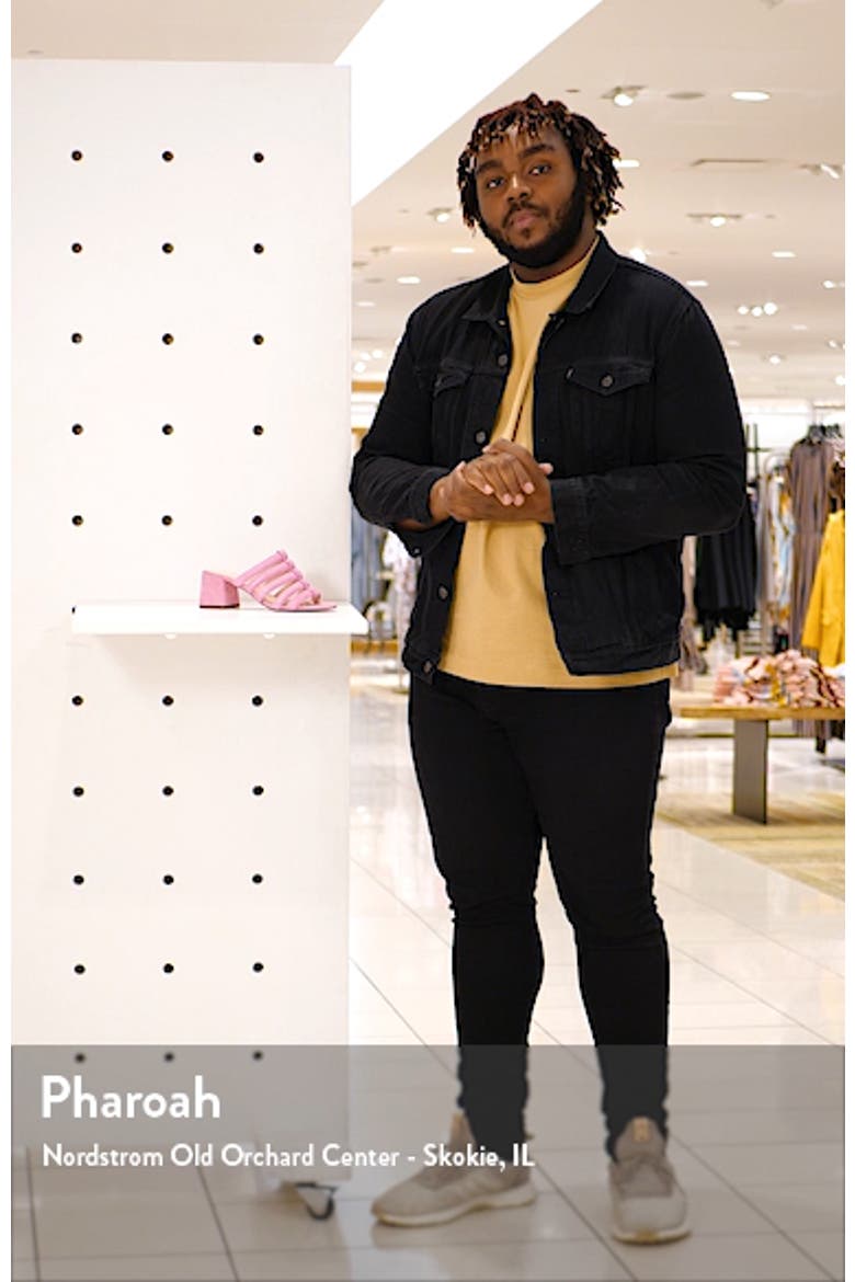 Penny Strappy Suede Slide Sandal video